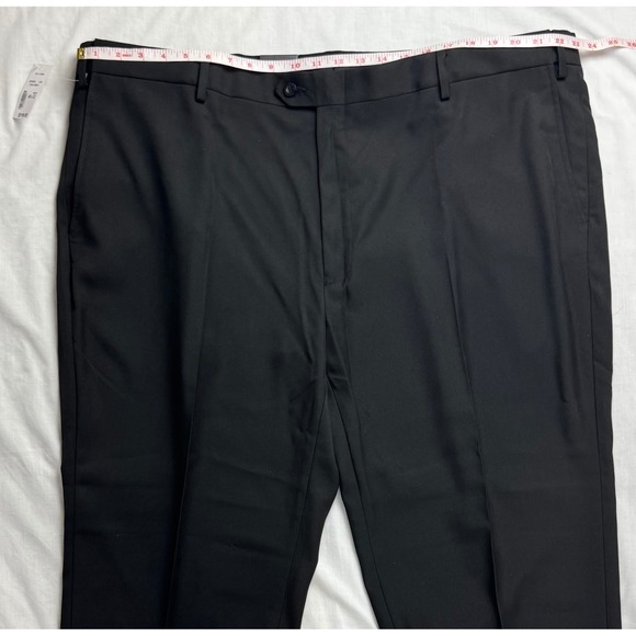 Jos. A. Bank Traveler Performance Dress Pants Black 46x32 slider waistband - Picture 8 of 16